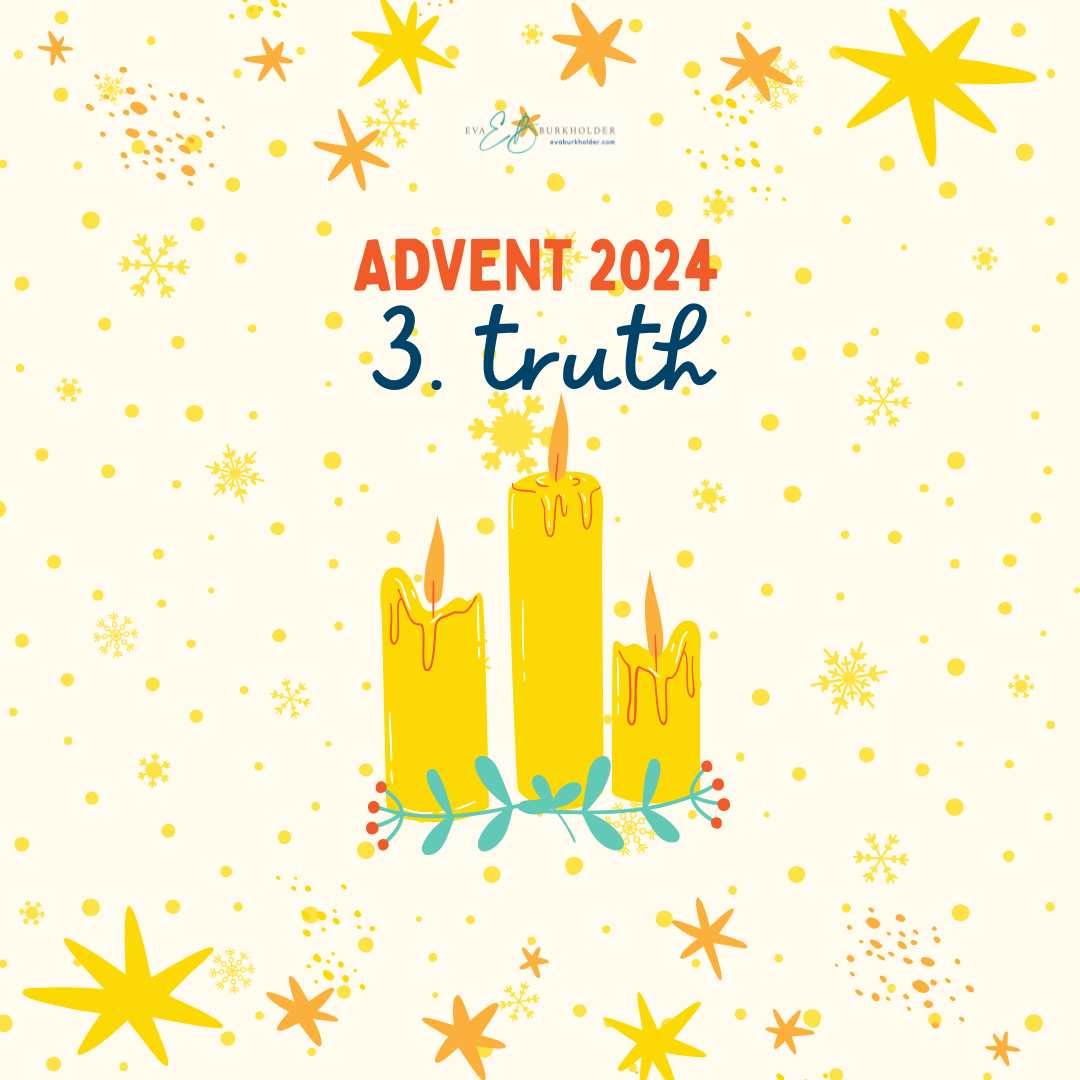 Advent 2024 Third Sunday Truth Pondered Treasures